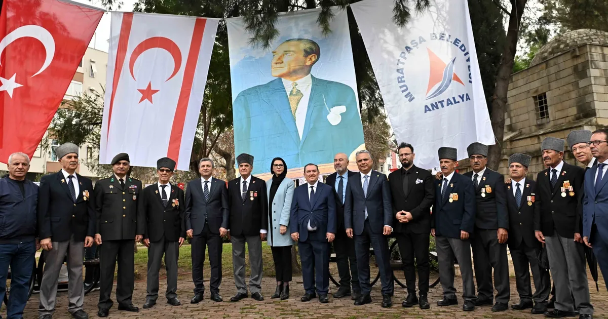 Antalya Muratpaşa’da Denktaş ve Küçük’e anma