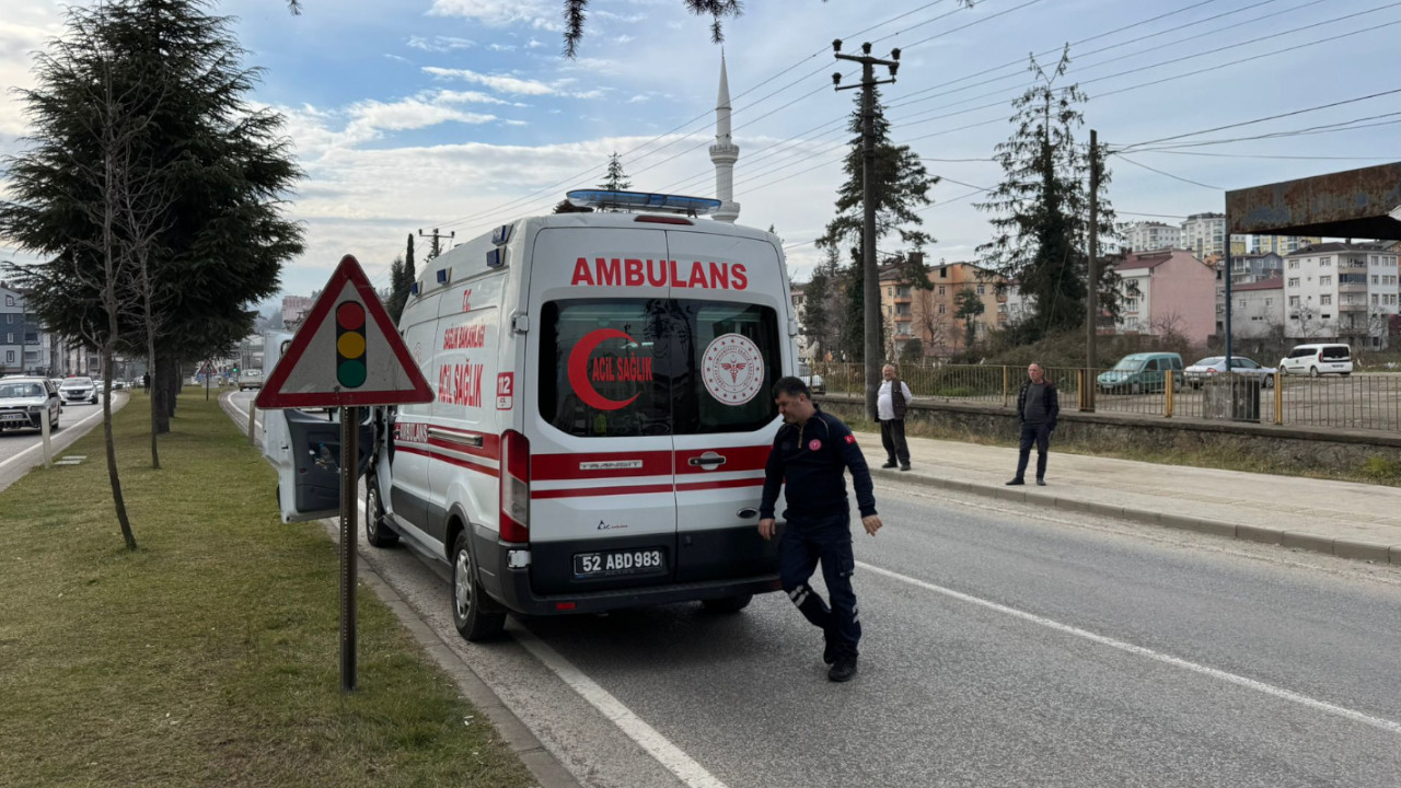 Ordu’da otomobilin çarptığı yayanın durumu ağır