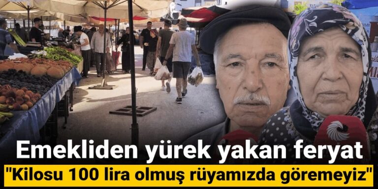 emekliden yurek yakan feryat kilosu 100 lira olmus ruyamizda goremeyiz bkmO21hi