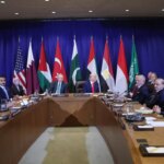 cumhurbaskani erdogan abd baskani trump ile gazze konulu bolgesel toplantiya katildi KCfPHBTv