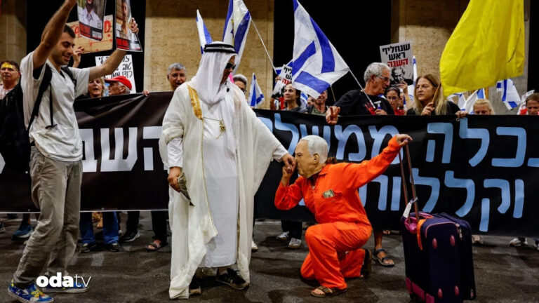 netanyahuya abd yolunda protesto OBYPprhZ