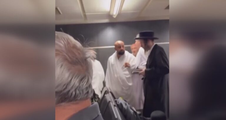 sabiha gokcen havalimaninda kavga umre yolculari ile yahudi yolcular birbirine girdi MzVaQtQ3