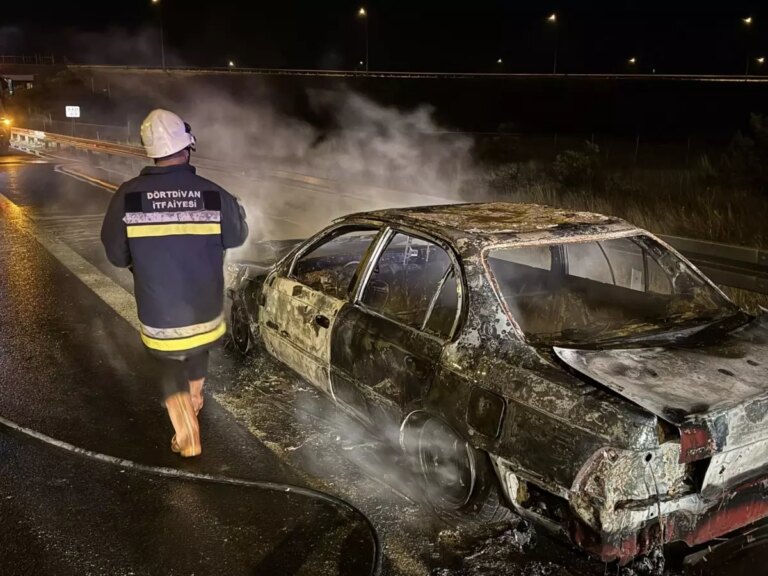 boluda seyir halindeki otomobil alev aldi yJMS4CNO.jpg