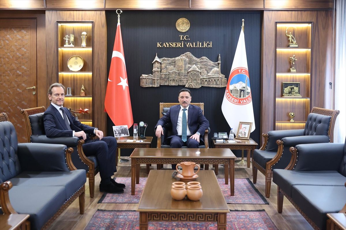 Belçika Büyükelçisi Hendrik Van de Velde, Kayseri’yi Ziyaret Etti