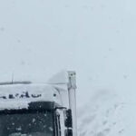 Erzurum’da Nisan Ayında Yağan Kar Ulaşımı Olumsuz Etkiledi